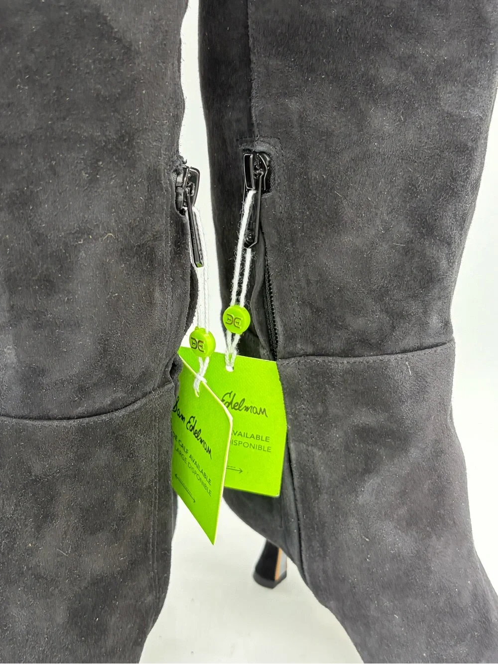 Sam Edelman Black Over-the-Knee Suede Boots